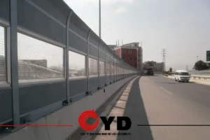 Hàng rào cách âm mô-đun trong suốt