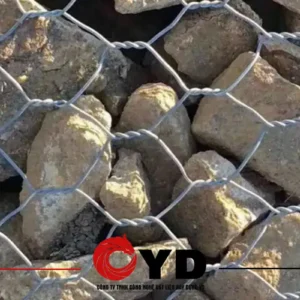 Lưới Rọ Đá Dây Thép Mạ Kẽm Mắt Lục Giác