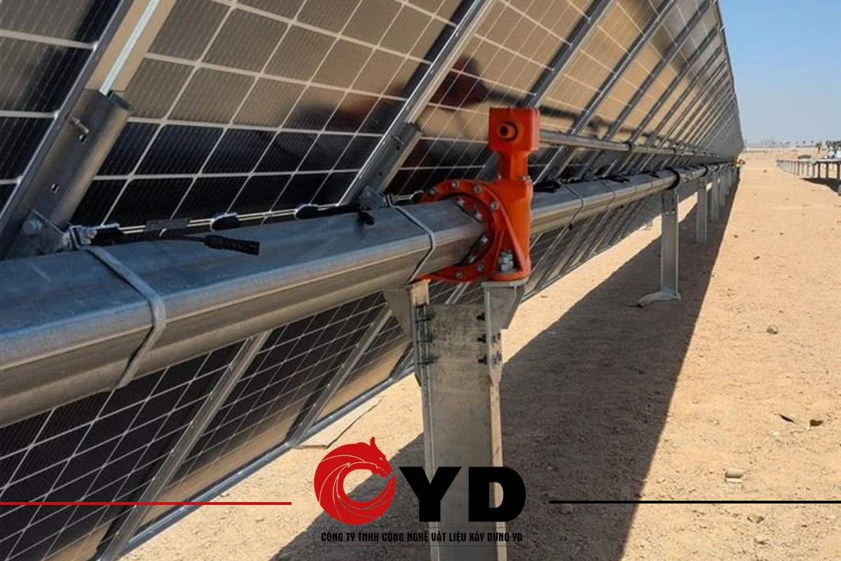 Hệ Thống Giá Đỡ Điện Mặt Trời Xoay 1 Trục - Ảnh 7