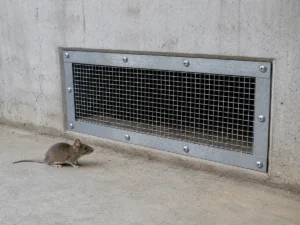 Lưới thép mạ kẽm mắt nhỏ che ô thông gió để ngăn chuột xâm nhập